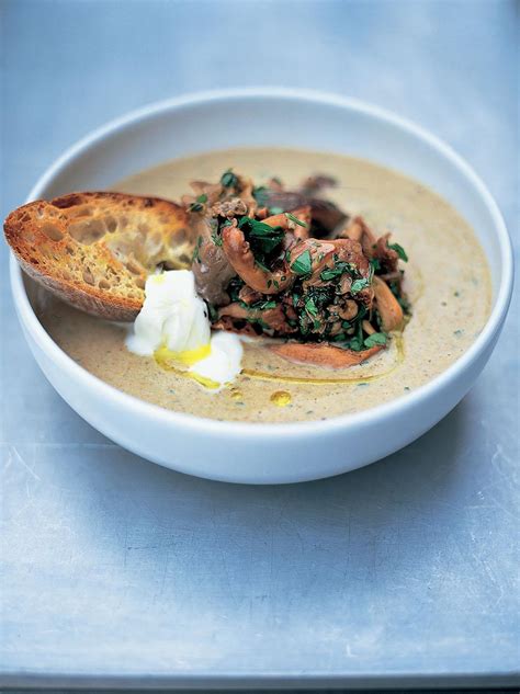 jamie oliver recipe cream of mushroom soup