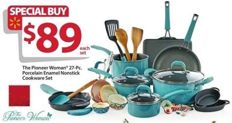 pioneer woman turquoise pots and pans