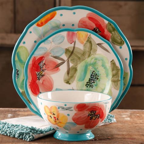 pioneer woman vintage floral sugar bowl