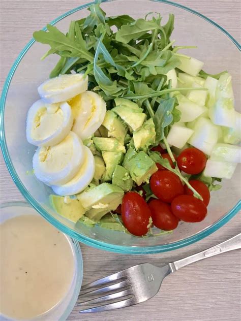 Cobb egg salad, 1, cobb egg salad, how to pack a keto lunch for work