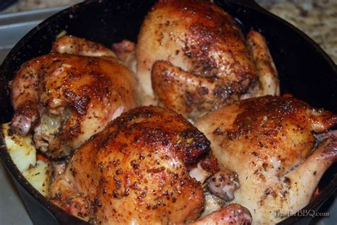 Cornish game hen tastes great with just salt, pepper, and olive oil, in the oven as well grilled cornish game hens recipe