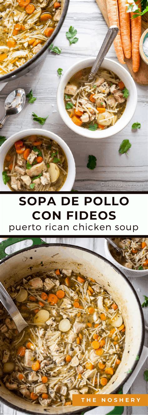 how to make homemade chicken noodle soup puerto rican style