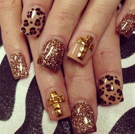 nail designs french glitter