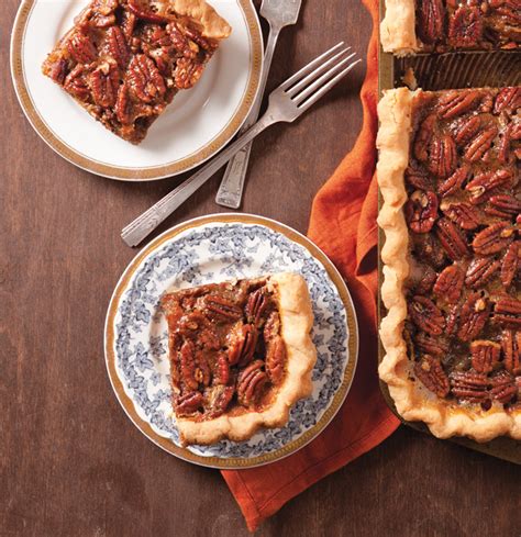 Spread chopped pecans in an even layer over chocolate pecan tart recipe