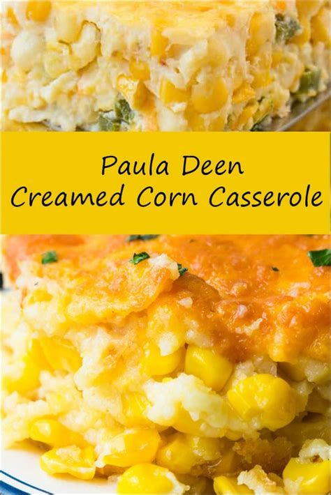 paula deans recipe for corn pudding
