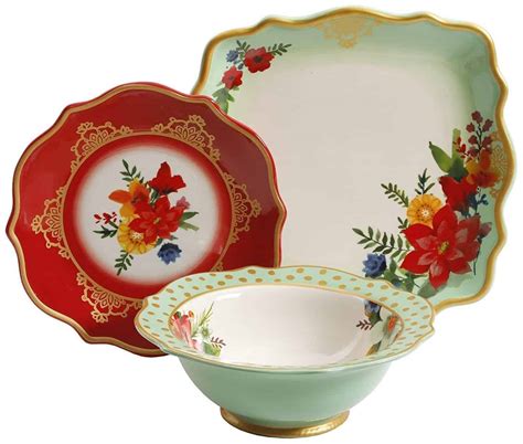 pioneer woman vintage floral dinner plates