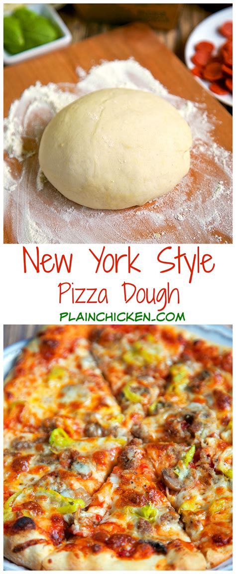 authentic new york style pizza dough recipe