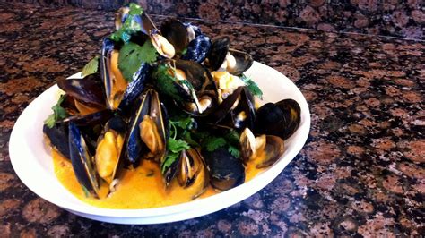 coconut curry mussels recipe