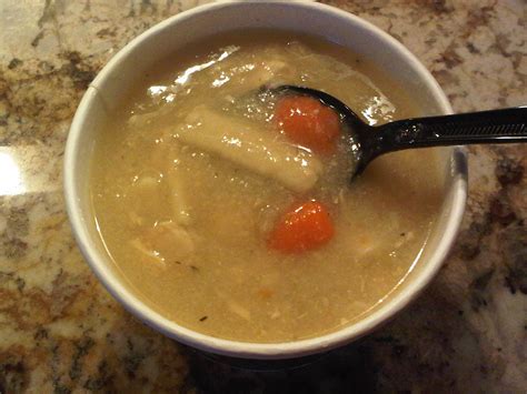 homemade chicken noodle soup using chicken carcass