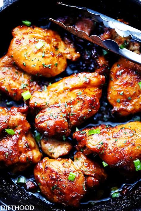 apple cider chicken thighs with sweet potatoes