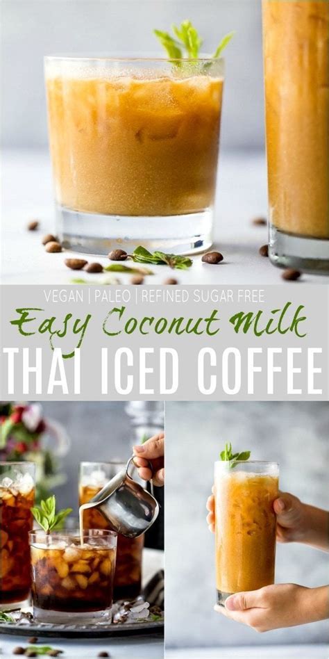 coconut milk thai iced coffee (paleo, vegan)