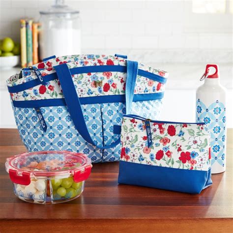 the pioneer woman 4 piece insulated lunch kit