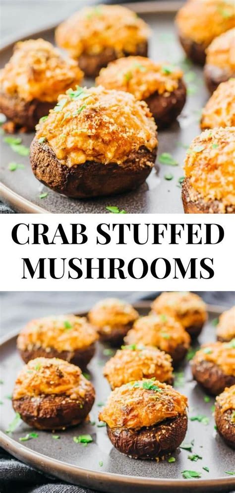 low carb crab stuffed mushrooms