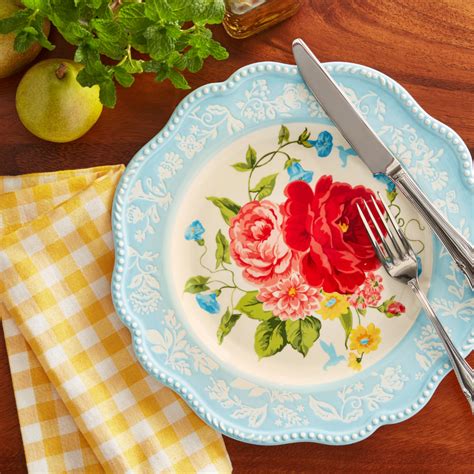 Made from durable stoneware, these pretty walmart pioneer woman sweet rose
