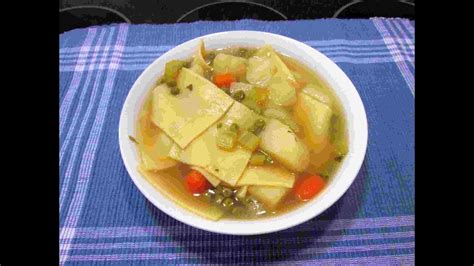 homemade chicken noodle soup plain