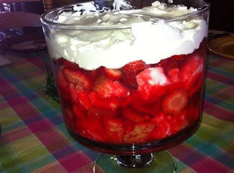 strawberry jello angel food cake recipe