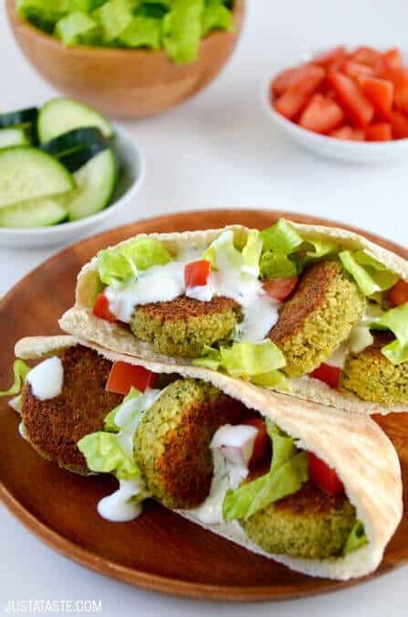 healthy baked falafel canned chickpeas