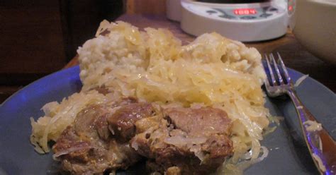 spare ribs cabbage and sauerkraut