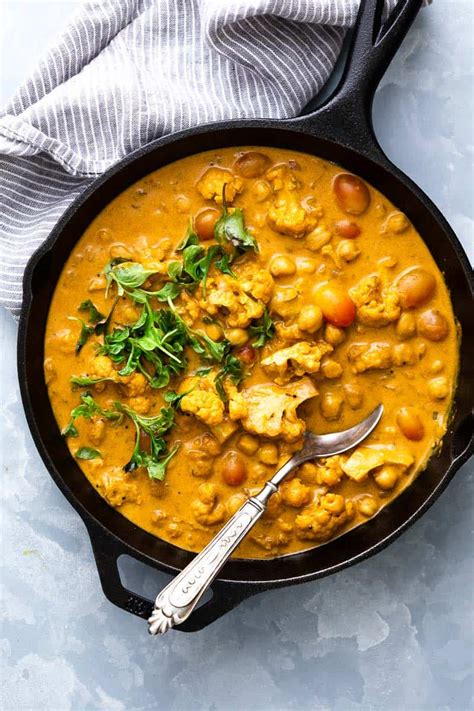 vegan chickpea curry stew
