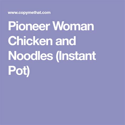 pioneer woman instant pot bbq chicken thighs