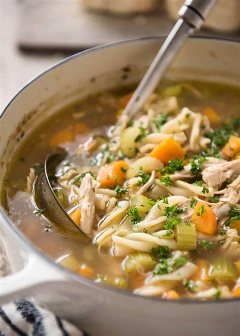 homemade chicken noodle soup from scratch youtube