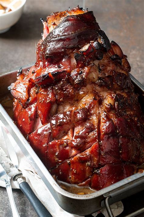 brown sugar baked ham with pineapple
