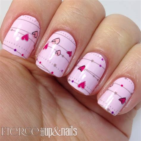 To receive or be given something: get the pink look: 20 valentine's day nail design ideas
