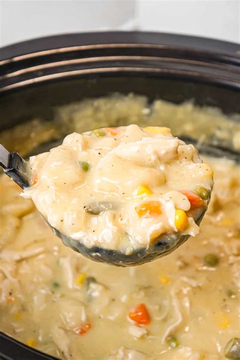 slow cooker creamy chicken noodle soup recipe