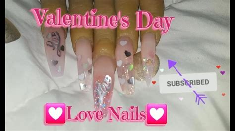 The first nail design will be  40 best valentine's nail designs to show some love
