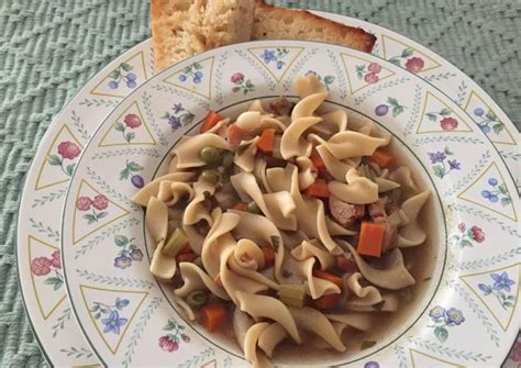 Place chicken and vegetables in slow cooker mccormick slow cooker chicken noodle soup