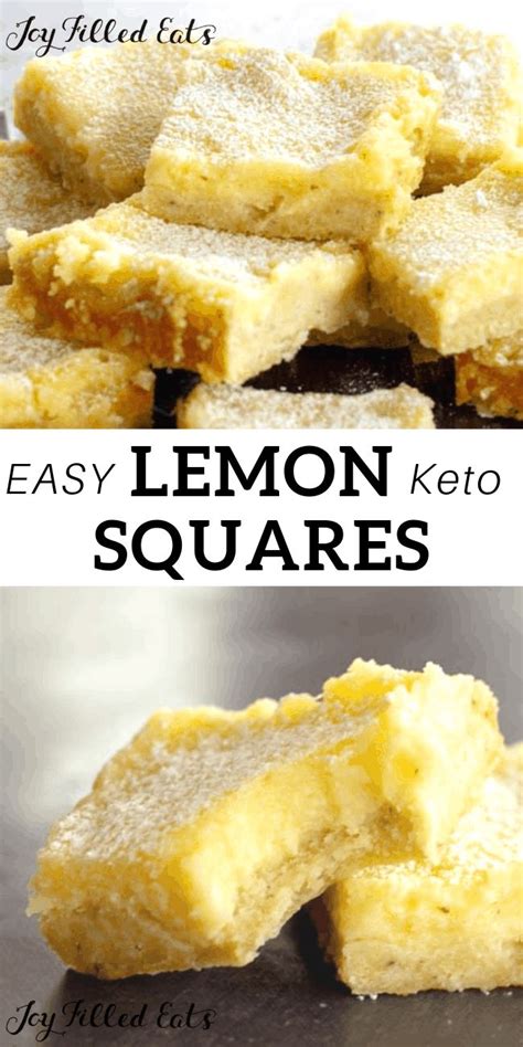 keto lemon bars with coconut flour