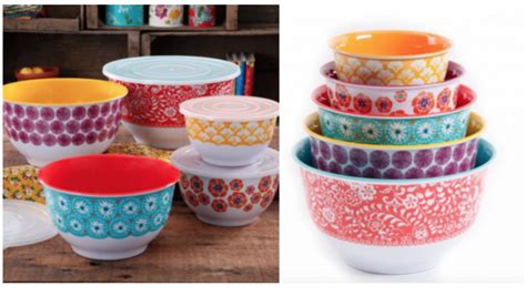 pioneer woman mazie mixing bowls