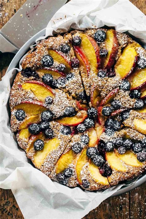 Peach Blueberry Cake Recipe