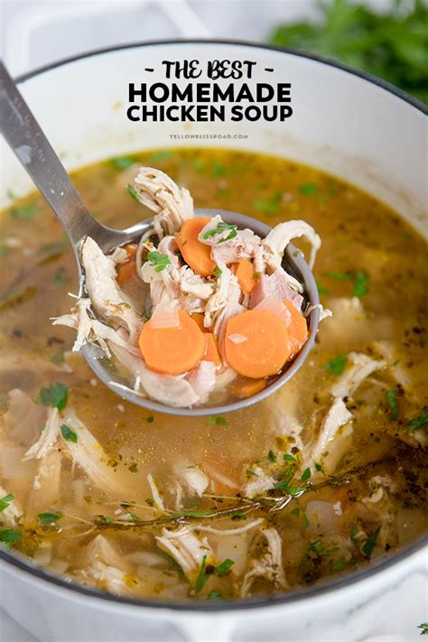 how to make chicken noodle soup from scratch with a whole chicken
