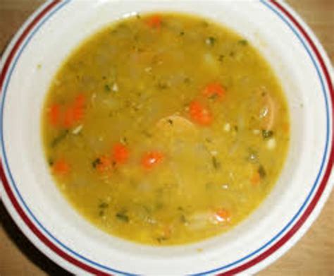 yellow split pea soup recipe