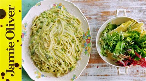 jamie oliver 15 minute meals asparagus and pea pasta