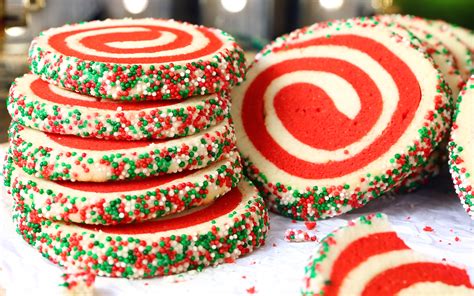 In a large bowl using a hand mixer (or in the bowl of a stand mixer. holiday pinwheel cookies recipe