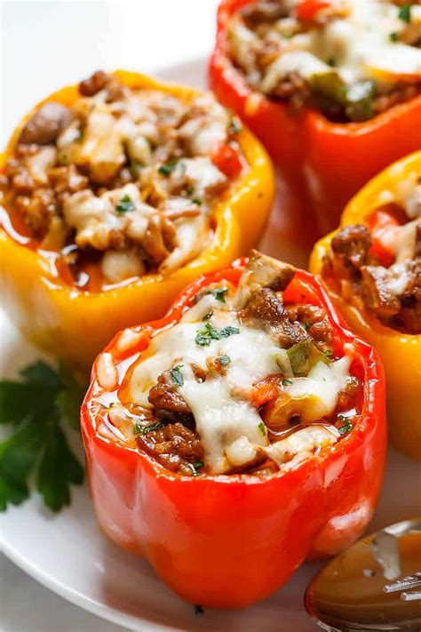 keto mexican stuffed peppers